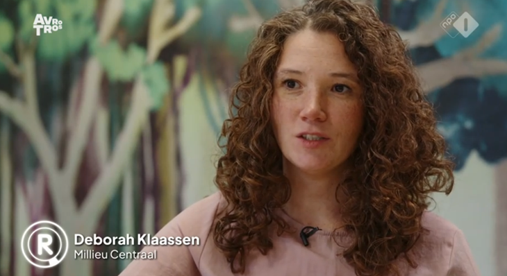 Deborah Klaassen van Milieu Centraal in Radar.