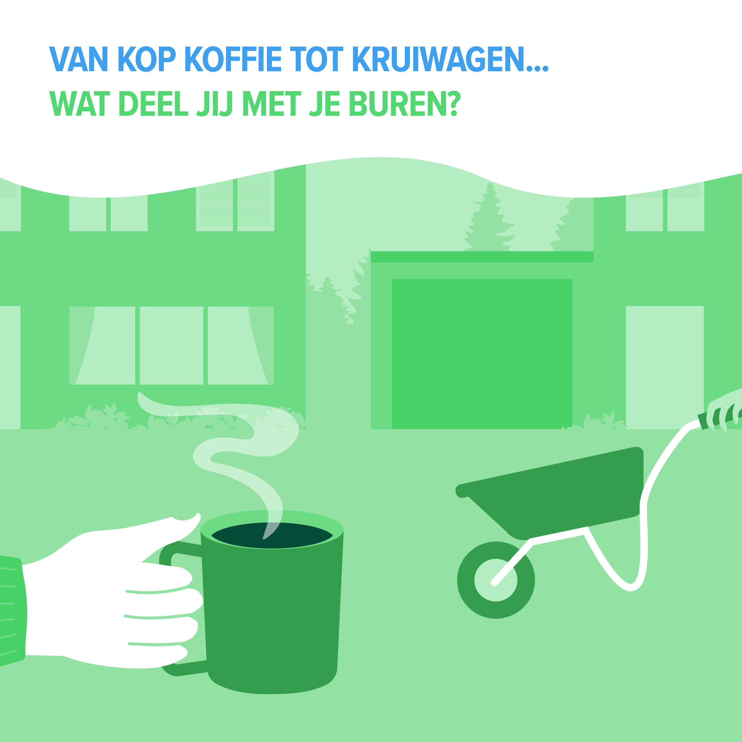 Van kop tot kruiwagen. Wat deel jij?